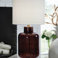 Mette - Brown / Gold Finish - Glass Table Lamp