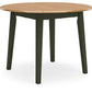 Gesthaven - Round Dining Room Drop Leaf Table Set