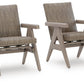 Cliff Trails - Rocking Arm Chair (Set of 2) - Beige