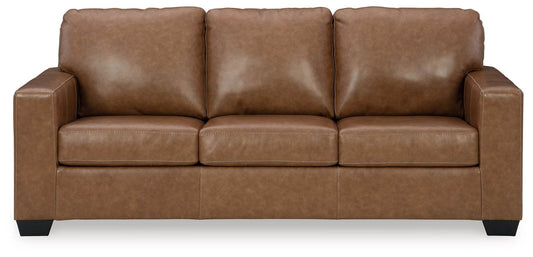 Bolsena - Caramel - Queen Sofa Sleeper - Leather Match - Forward Furniture