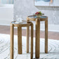Jossor - Light Brown - Accent Table Set (Set of 2)