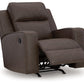 Lavenhorne - Rocker Recliner - Faux Leather - Granite