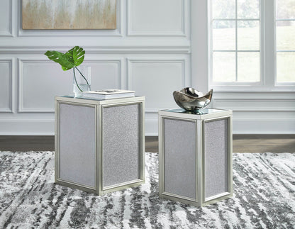 Traleena - Silver Finish - Nesting End Tables (Set of 2) - Forward Furniture