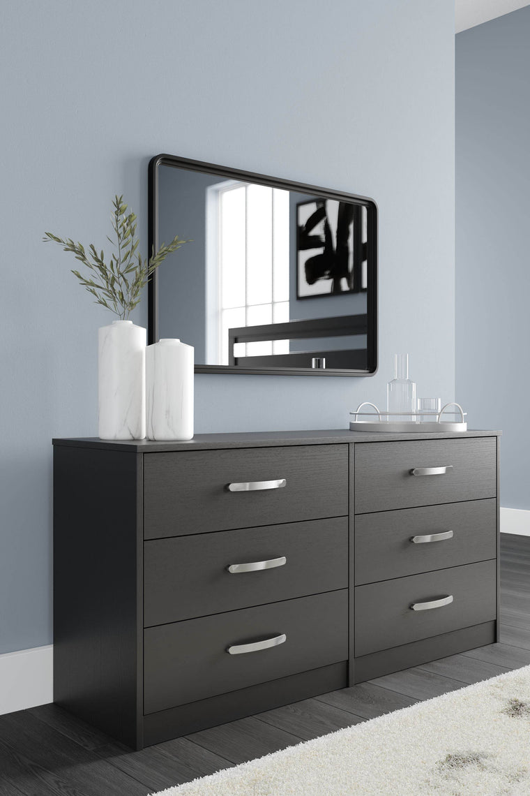 Finch - Black - Six Drawer Dresser - 29'' Height - Forward Furniture