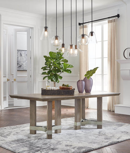 Chrestner - Gray - Rectangular Dining Room Table - Forward Furniture