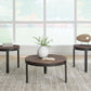 Horizon Hills - Occasional Table Set (Set of 3) - Brown / Black