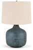 Malthace - Metal Table Lamp  - Patina