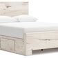 Lawroy - Panel Bed With Storage