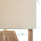 Clayman - Natural / Brown - Paper Table Lamp