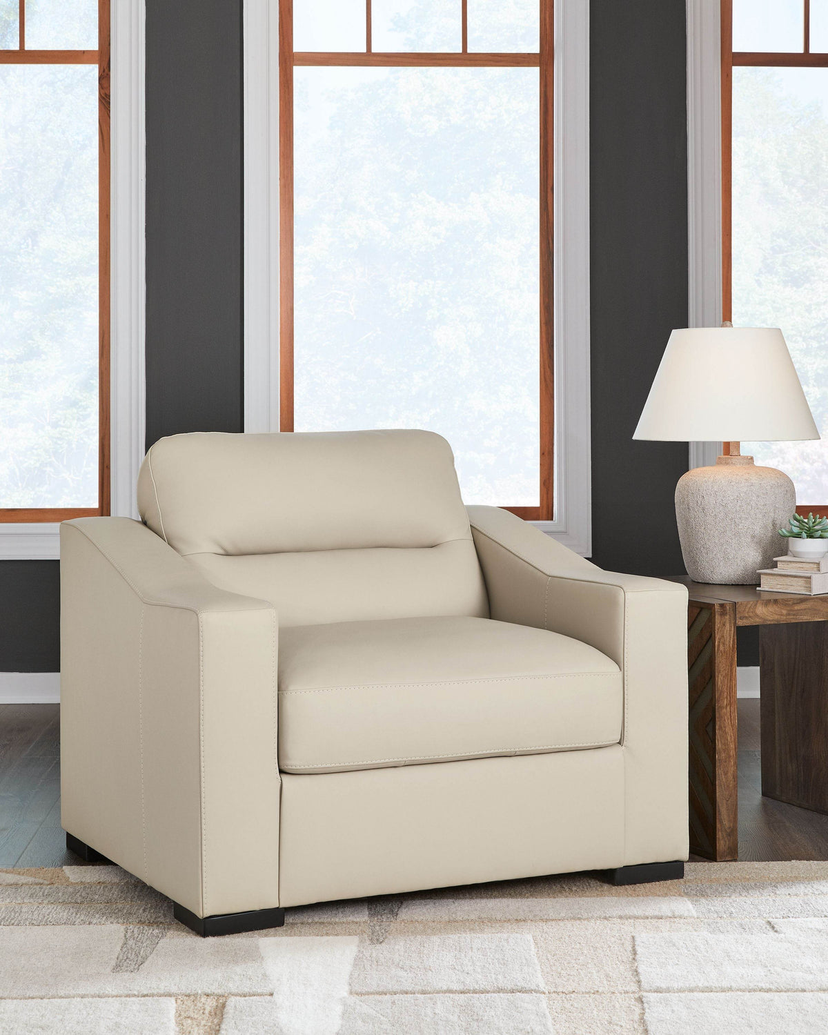 Treasure Trove - Almond - Chair And A Half - Leather Match - Forward Furniture