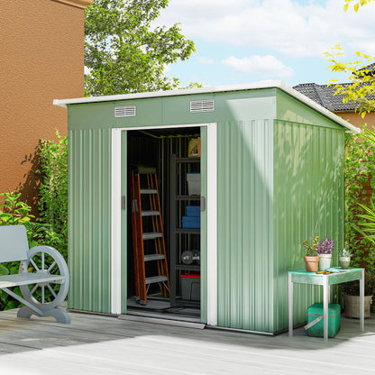 7' x 4' Metal Garden Shed