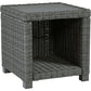 Elite Park - Gray - Square End Table