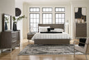 5 Pc. Dresser, Mirror, Panel Bed