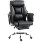 High Back Reclining Executive Chair with Footrest - Black