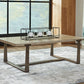 Dalenville - Gray - Rectangular Cocktail Table