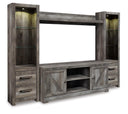 4 Pc. Entertainment Center - 63" TV Stand