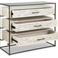 Crewridge - Black / Cream - Accent Cabinet