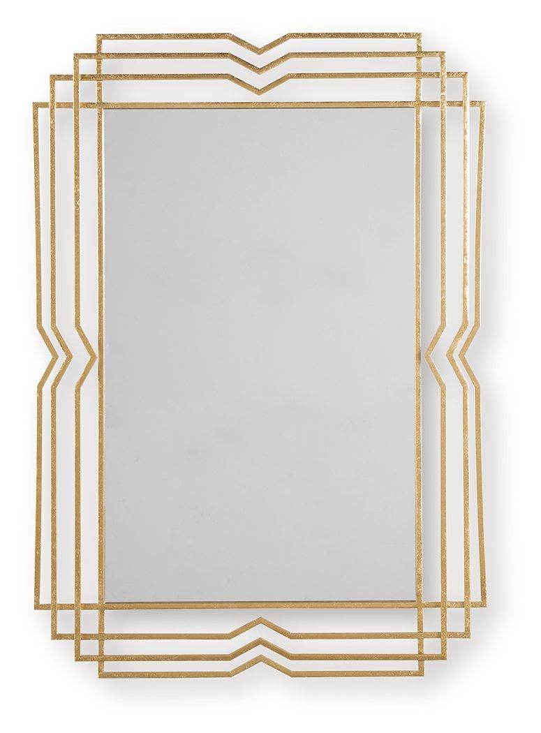 Claybrook - Accent Mirror - Gold Finish