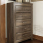 Juararo - Five Drawer Chest - Dark Brown