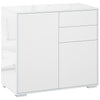 High Gloss Buffet Sideboard with Drawers