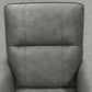 Power Recliner Chair, Dyed Fabric (Like Leathaire) Upholstered Recliner Chair with USB Ports, Footrest, Grey
