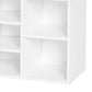 Shoe Bench with Storage, Upholstered Entryway Bench with Adjustable Shelves, Cushion for Living Room, Hallway, White