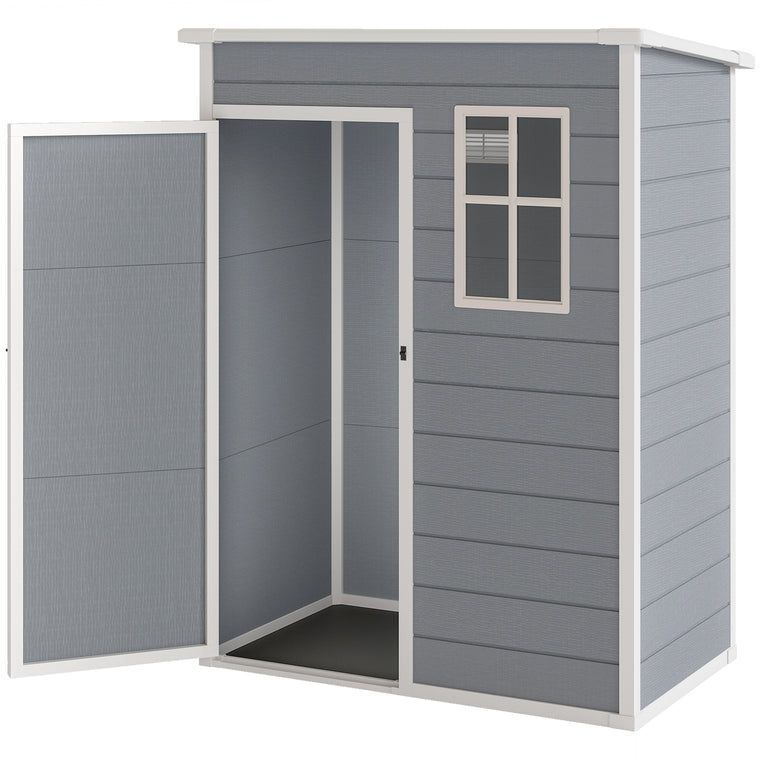 5' x 3' Garden Shed with Lockable Doors and Vents
