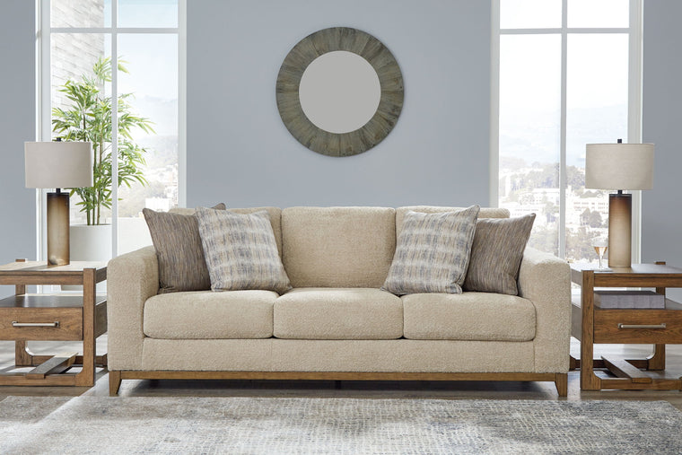 Parklynn - 4 Pc. - Sofa, Loveseat, Chair And A Half, Ottoman - Desert