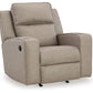 Lavenhorne - Pebble - Rocker Recliner - Faux Leather