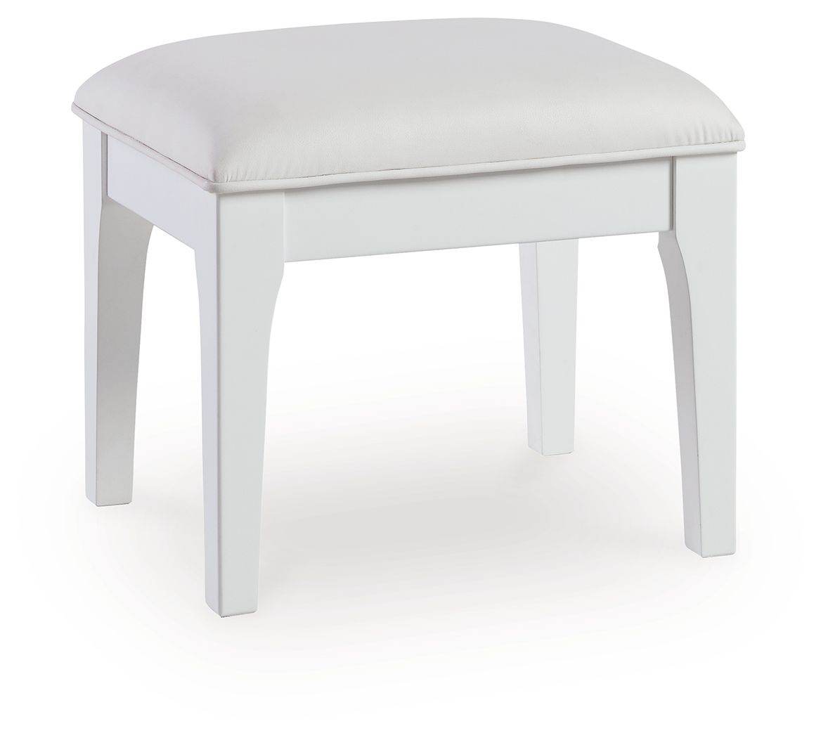 Chalanna - Vanity Stool - White