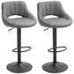 Swivel Counter Height Bar Stools Set of 2 - Grey