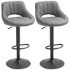 Swivel Counter Height Bar Stools Set of 2 - Grey