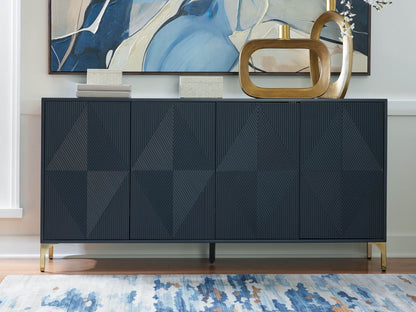 Loirwick - Dark Blue - Accent Cabinet - Forward Furniture