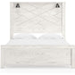 Gerridan - Panel Bed With Sconces