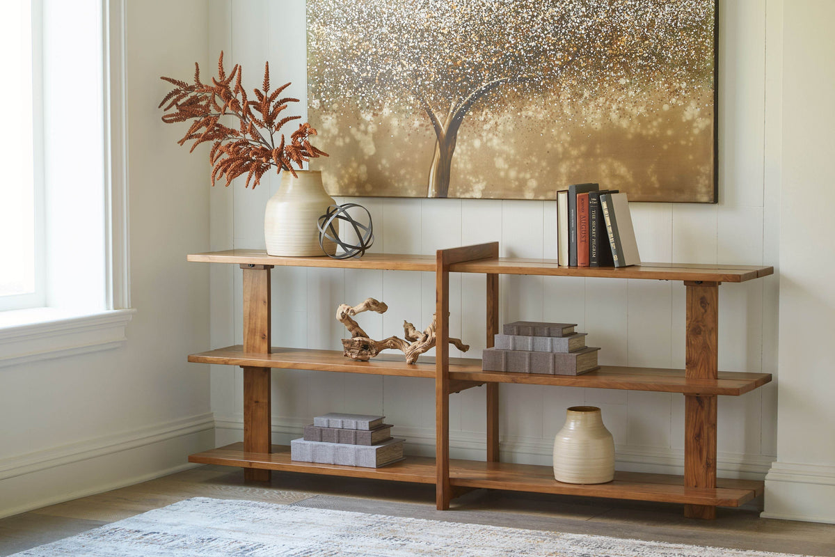 Fayemour - Brown - Console Sofa Table - Forward Furniture