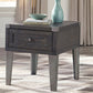 Todoe - Dark Gray - Rectangular End Table