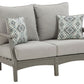 Visola - Gray - Loveseat W/Cushion