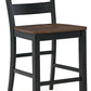 Valebeck - Black / Brown - Barstool (Set of 2)