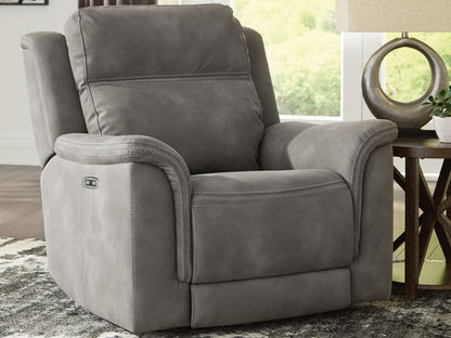 Next-Gen Durapella - Pwr Recliner/Adj Headrest - Microfiber - Slate
