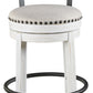 Valebeck -  Tall Upholstered Swivel Barstool