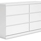 Onita - White - Six Drawer Dresser