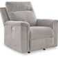 Barnsana - Ash - Power Rocker Recliner - Fabric