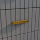 4 Drawer Cabinet, Drawer Chest for Bedroom, Chest of Drawers with Aluminium Legs and Gold Handles, Dark Grey