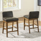 Cabalynn - Two-tone Brown - Upholstered Barstool (Set of 2)