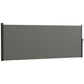 13' x 5' Retractable Side Awning, Outdoor Privacy Screen for Garden, Hot Tub, Balcony, Terrace, Pool, Dark Grey