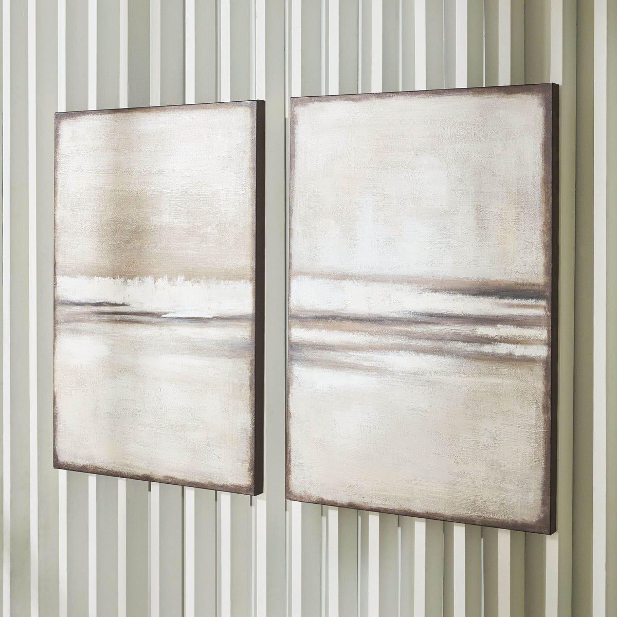 Brockdunn - Tan / Brown - Wall Art Set (Set of 2) - Forward Furniture