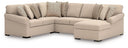 4 Pc. Right Arm Facing Corner Chaise Sectional