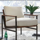 Tilden - Ivory / Brown - Accent Chair