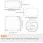 Outdoor 14pc Patio Rattan Sofa Set Cushion Polyester Cover Replacement Set - No Cushion Included Navy Blue