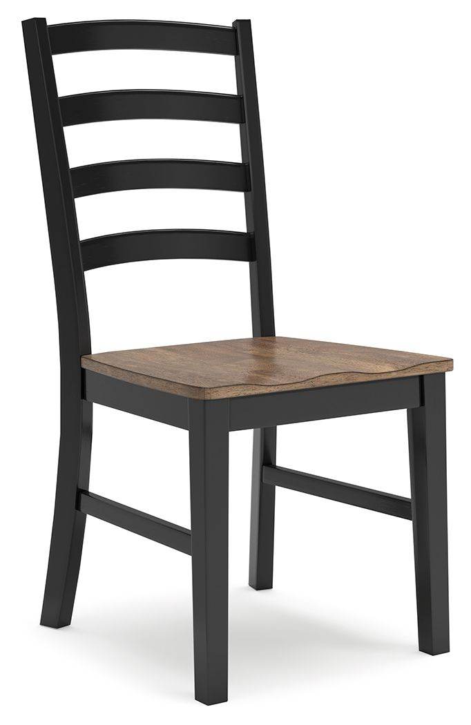 Wildenauer - Brown / Black - Dining Room Side Chair (Set of 2) - Forward Furniture